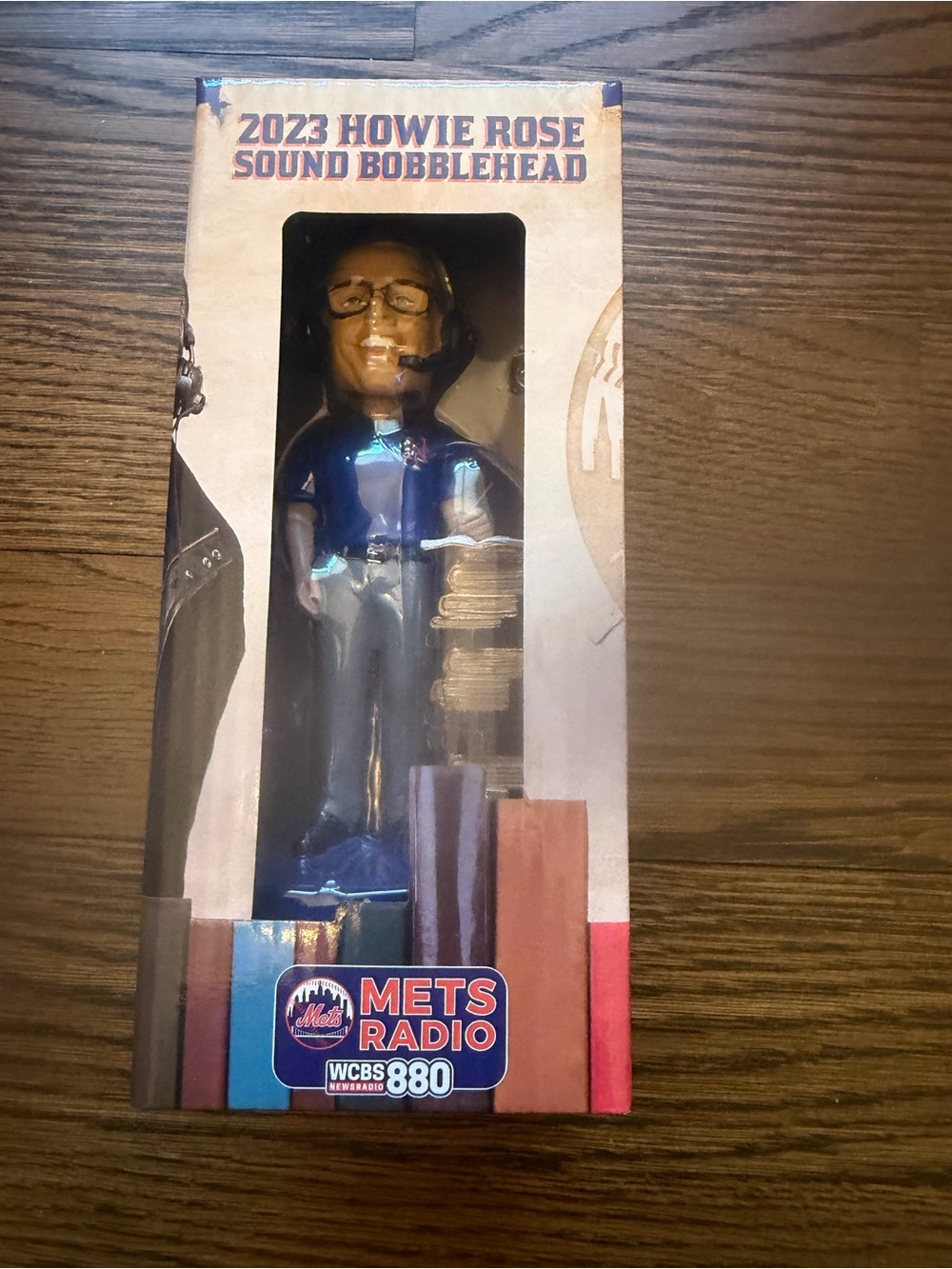 Mets Radio 2023 Howie Rose Sound Bobblehead - Blue